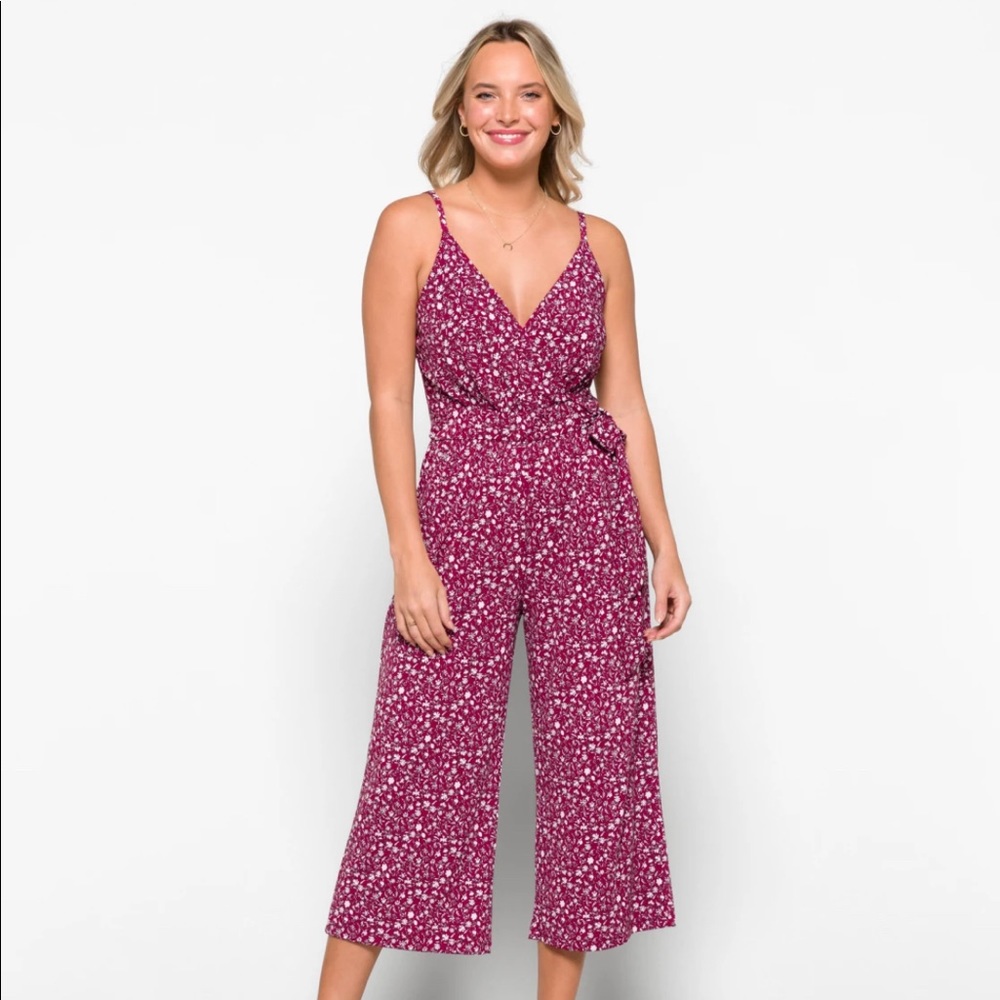 Stitch Fix Dark Pink Jumpsuit